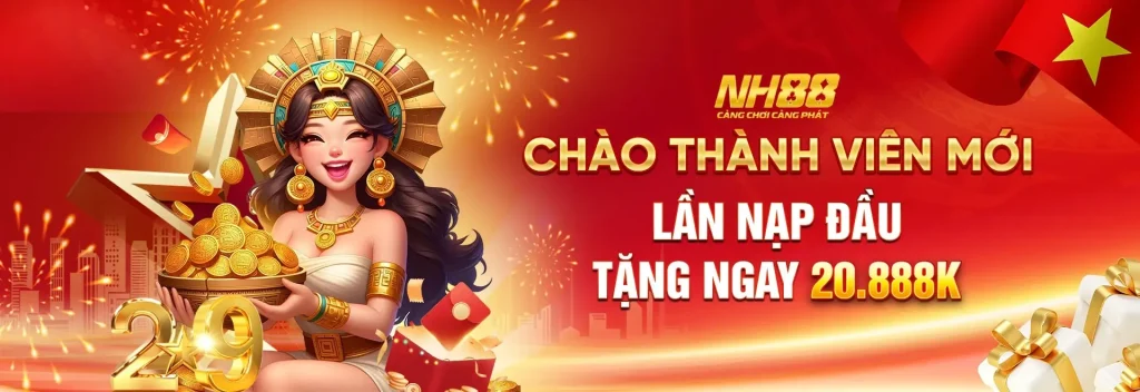 Thành viên mới thưởng nạp lần đầu
